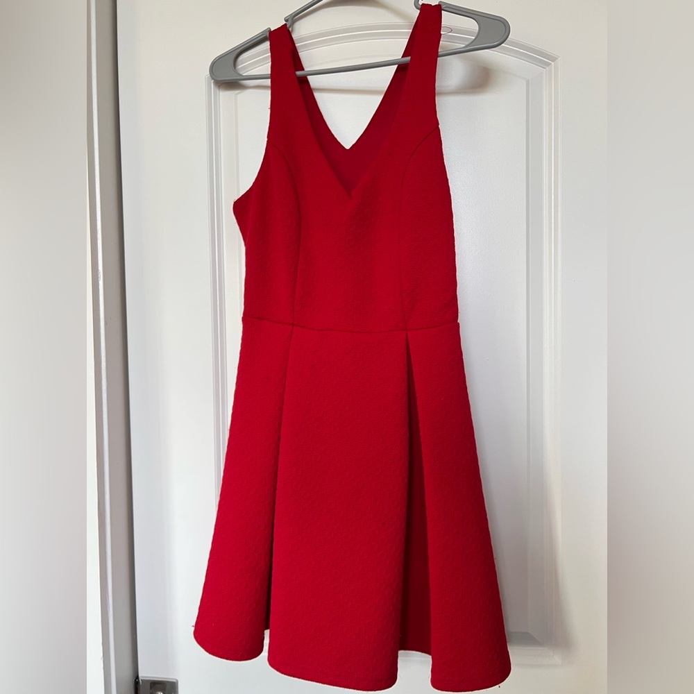 Red Dina Be Mini Dress (Small)